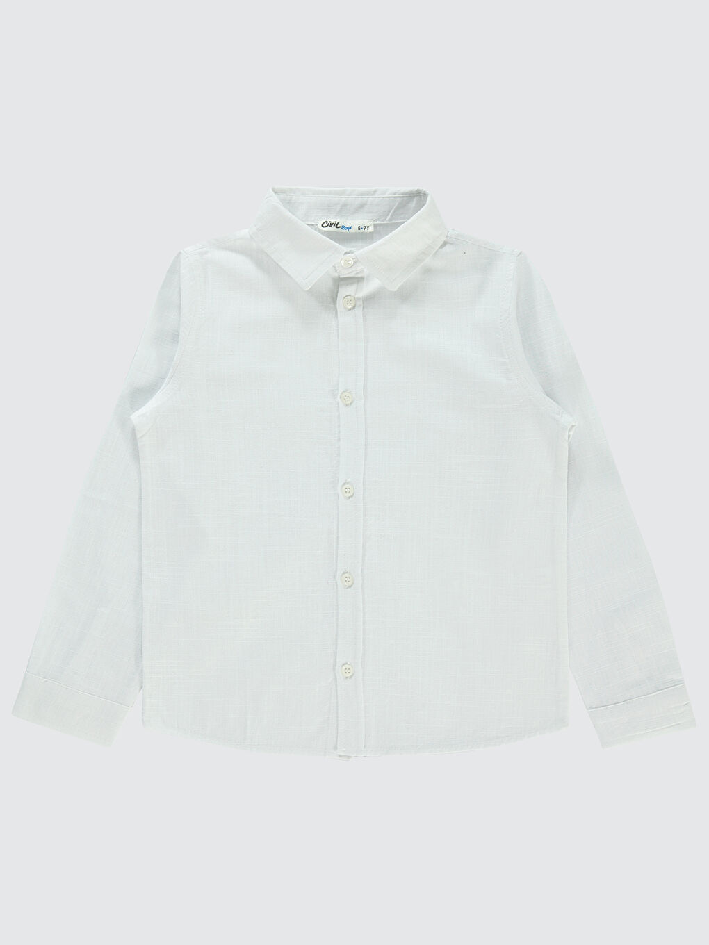Boys Erkek Çocuk Gömlek 6-9 Yaş Beyaz