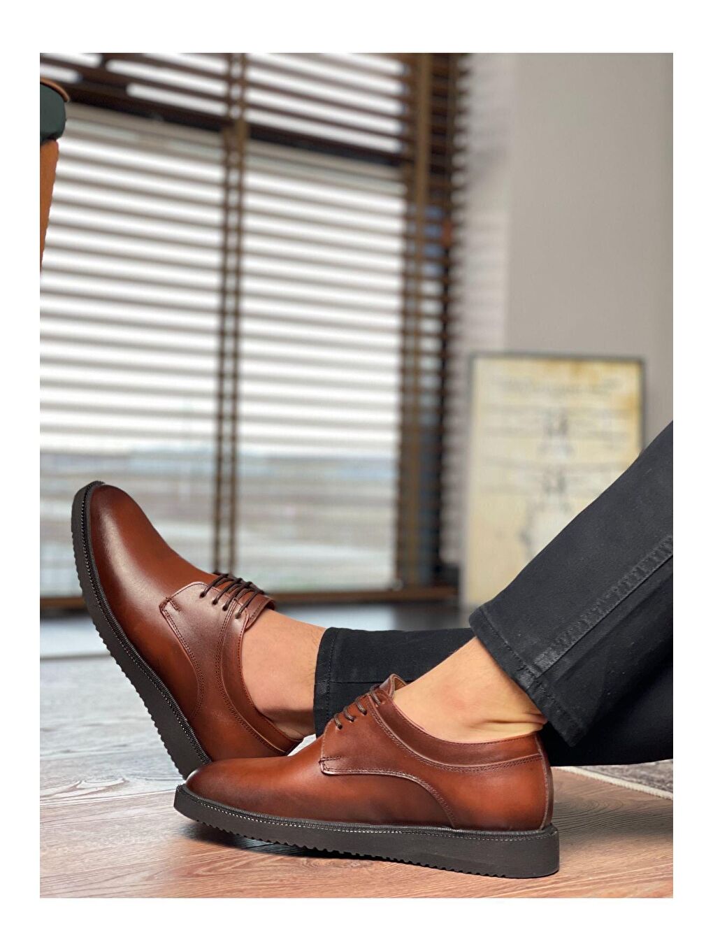 Muggo Kahverengi Mercal Erkek Günlük Klasik Casual Ayakkabı - 4