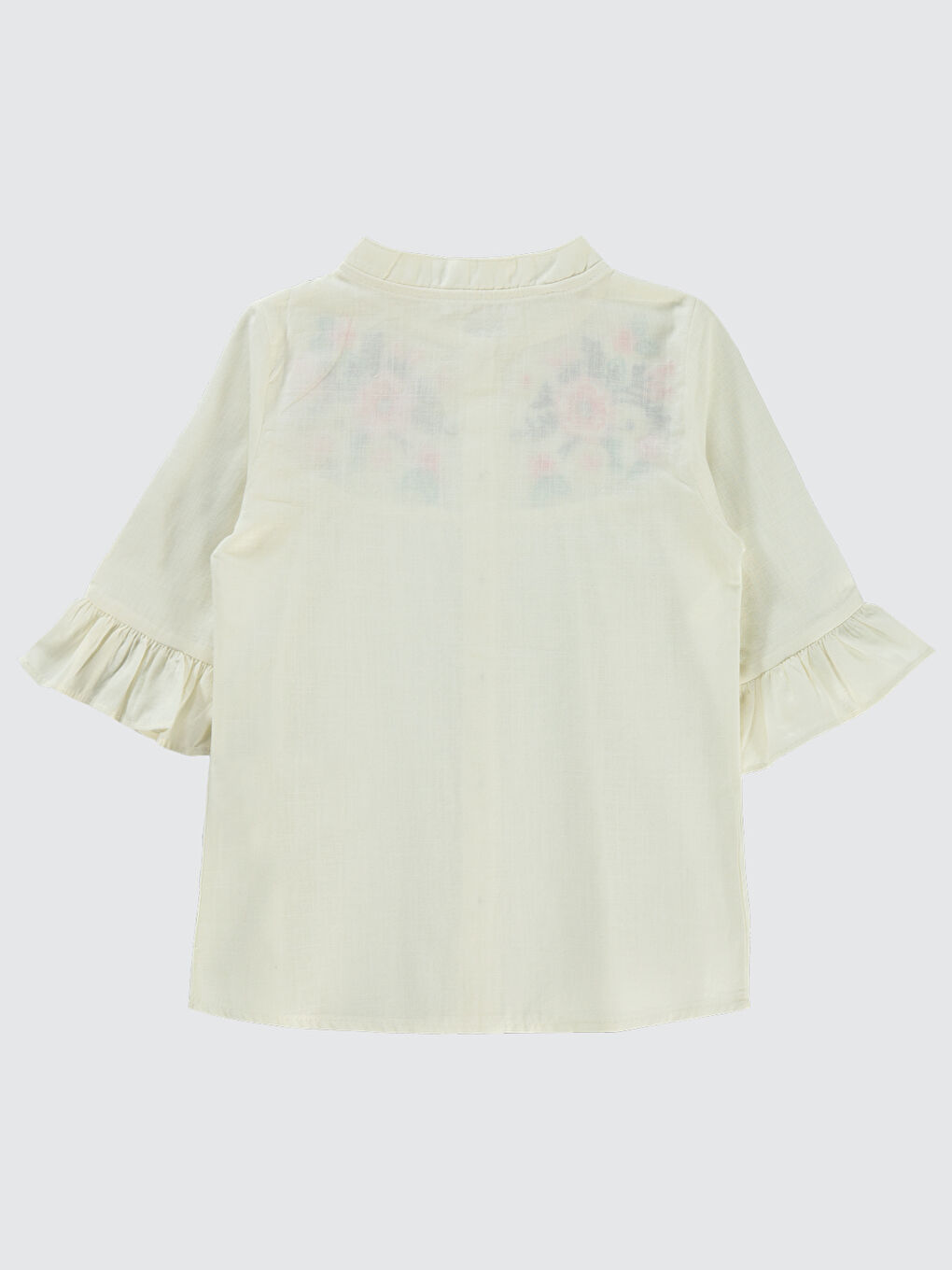 Girls Kız Çocuk Gömlek 10-13 Yaş Ekru-1