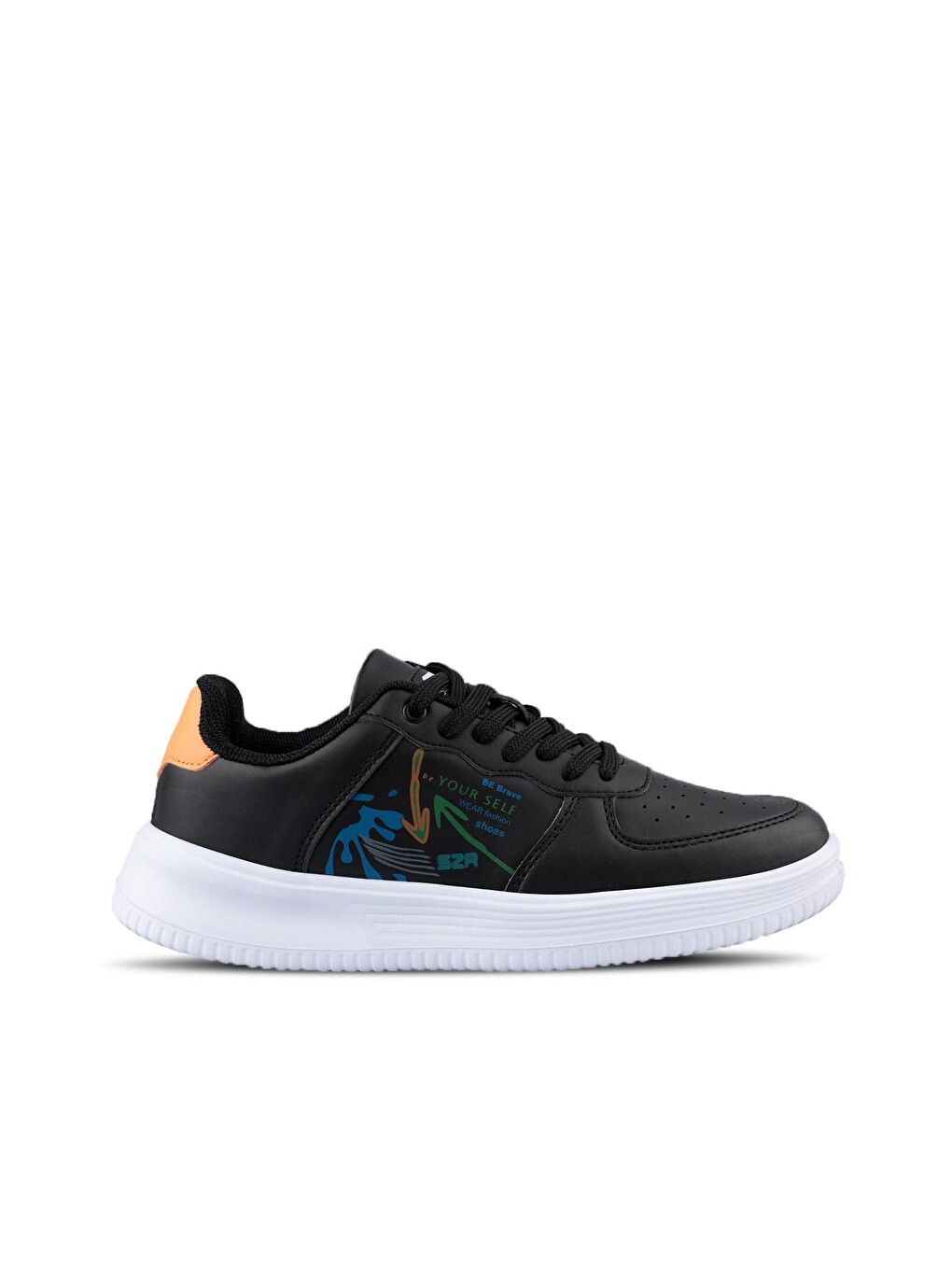 Paavo I Sneaker Kadın Ayakkabı Siyah / Turuncu