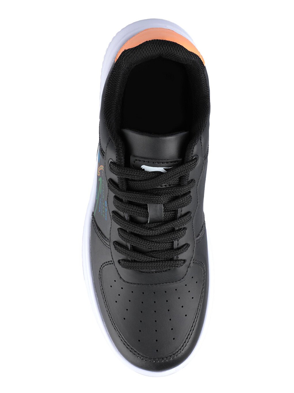 Paavo I Sneaker Kadın Ayakkabı Siyah / Turuncu-4