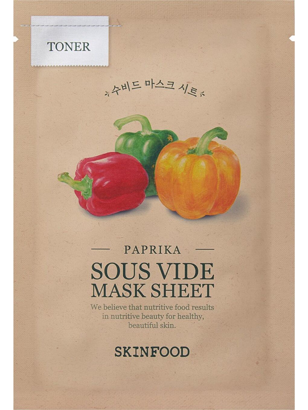 Skin Food Şeffaf Paprika Sous Vide Mask Sheet