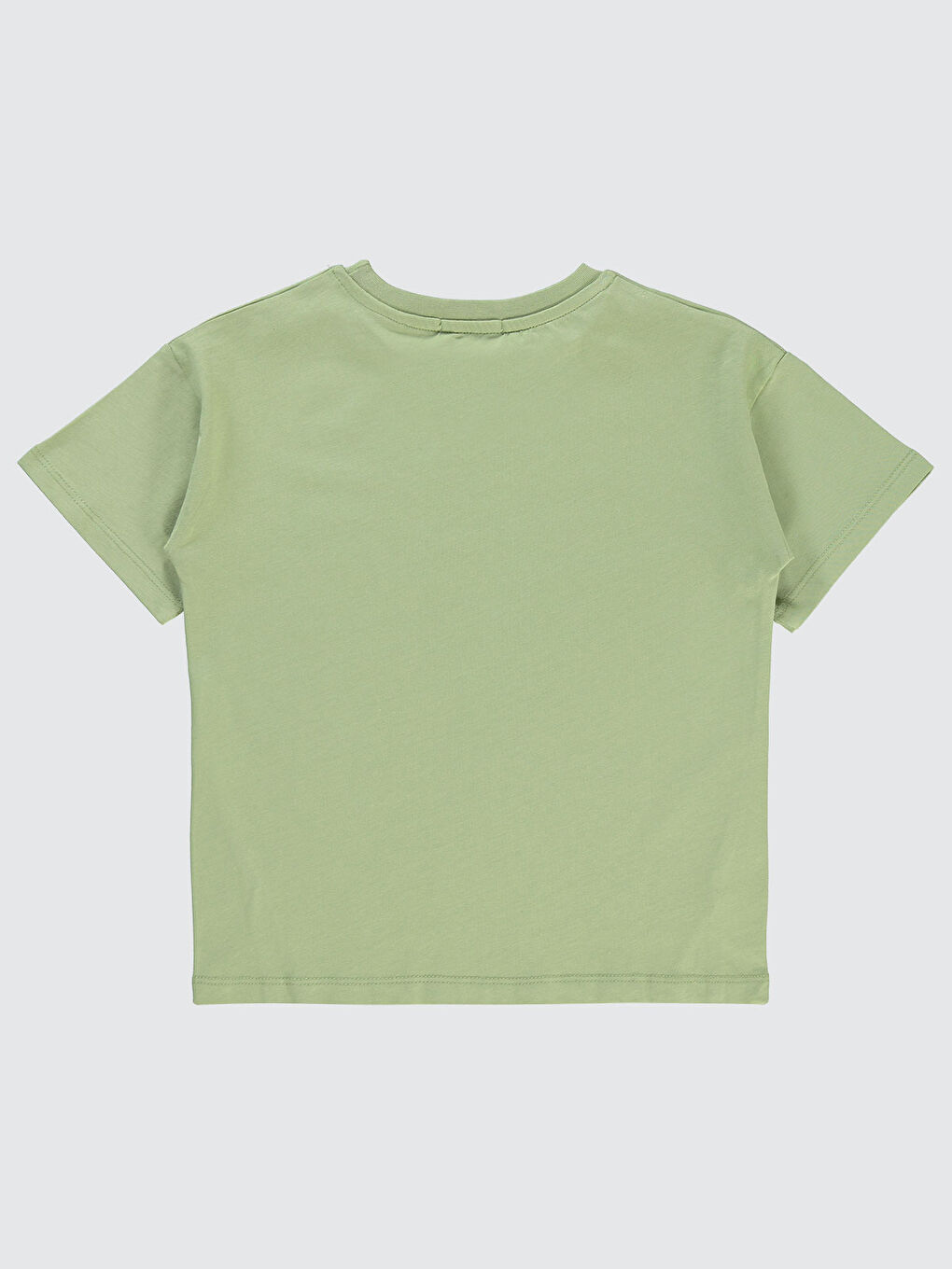 Boys Erkek Çocuk Tişört 10-13 Yaş Haki-1