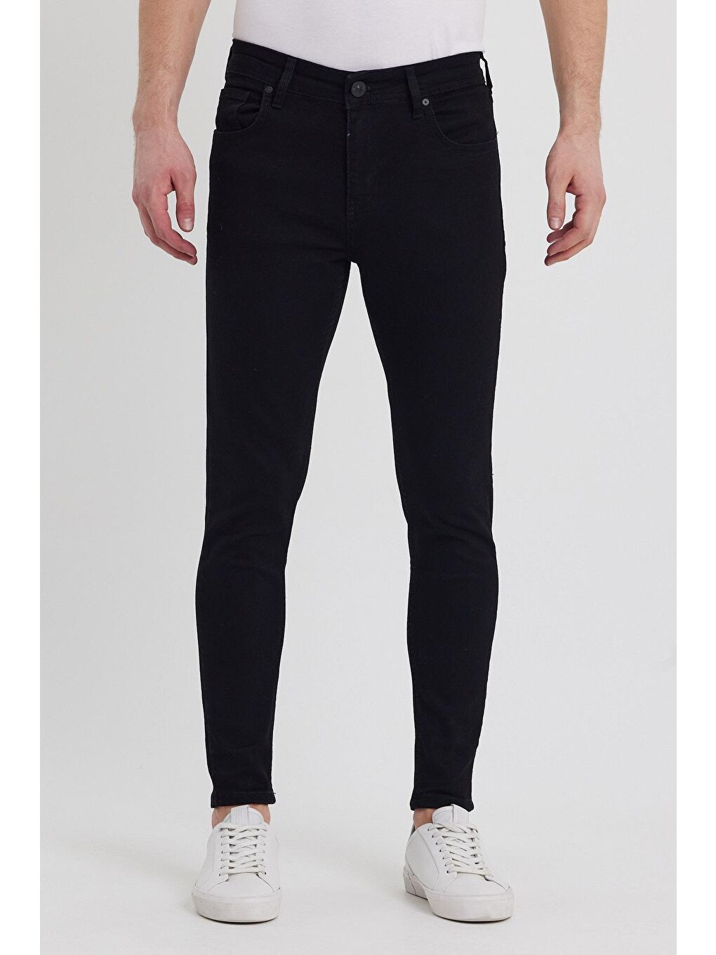 Siyah Erkek Jean Pantolon Super Skinny Tiger 027