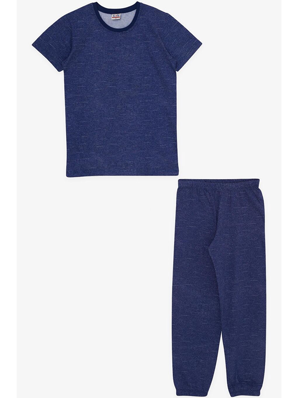 Erkek Çocuk Pijama Takımı Desenli Koyu Mavi (4 Yaş)