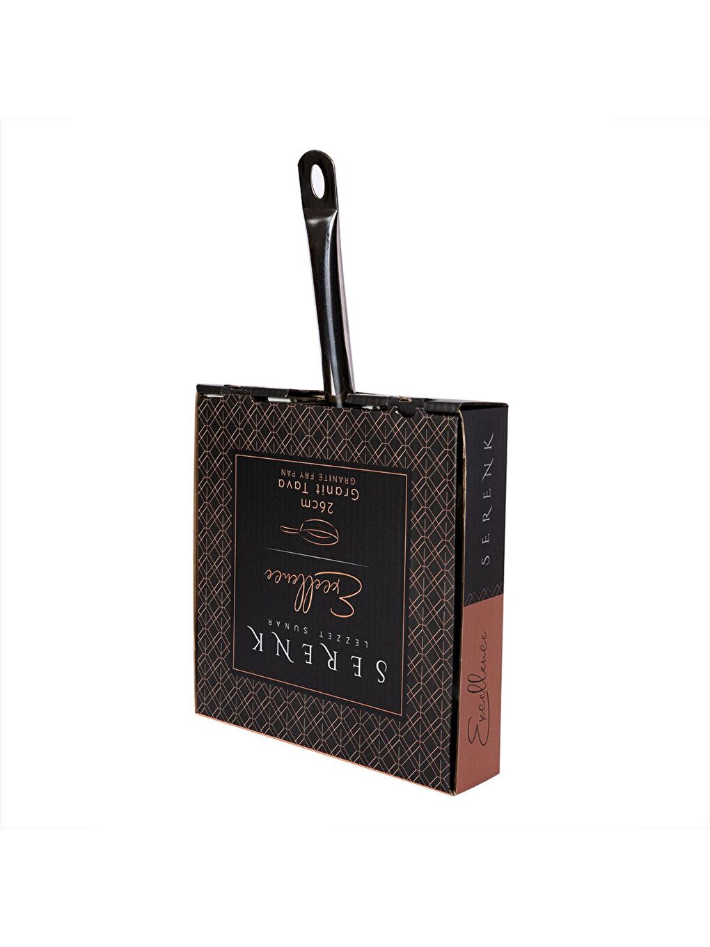 Siyah Excellence 1,8 Litre Granit Tava 26 cm-4