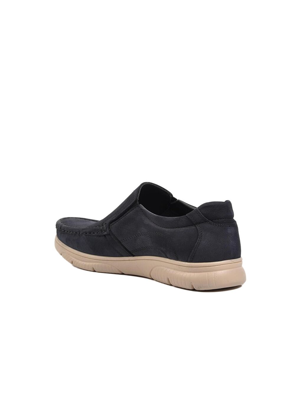 232060 Lacivert Nubuk Hakiki Deri Erkek Günlük Ayakkabı-3