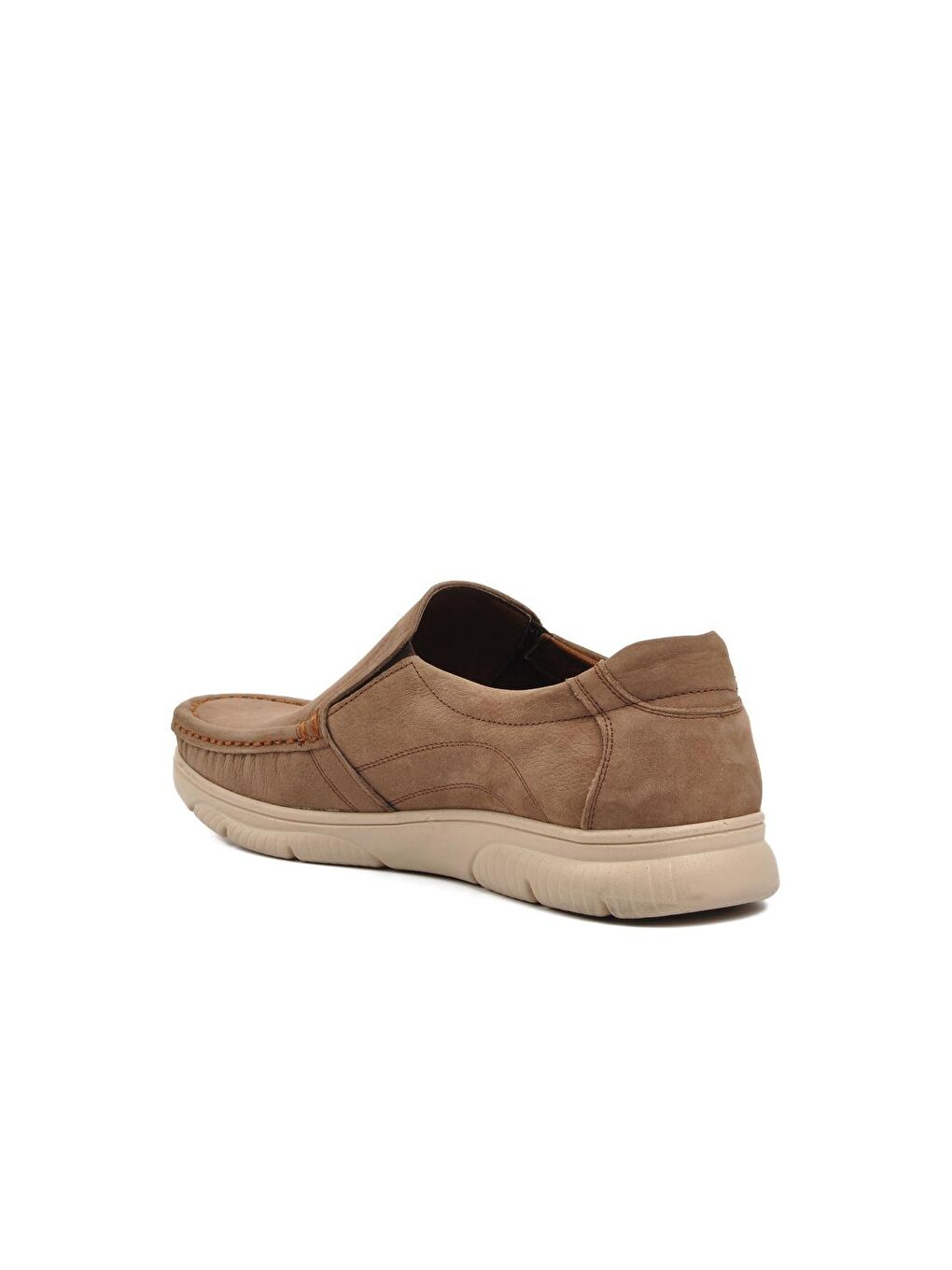 Bej 232060 Kum Nubuk İçi Dışı Hakiki Deri Erkek Ayakkabı-3