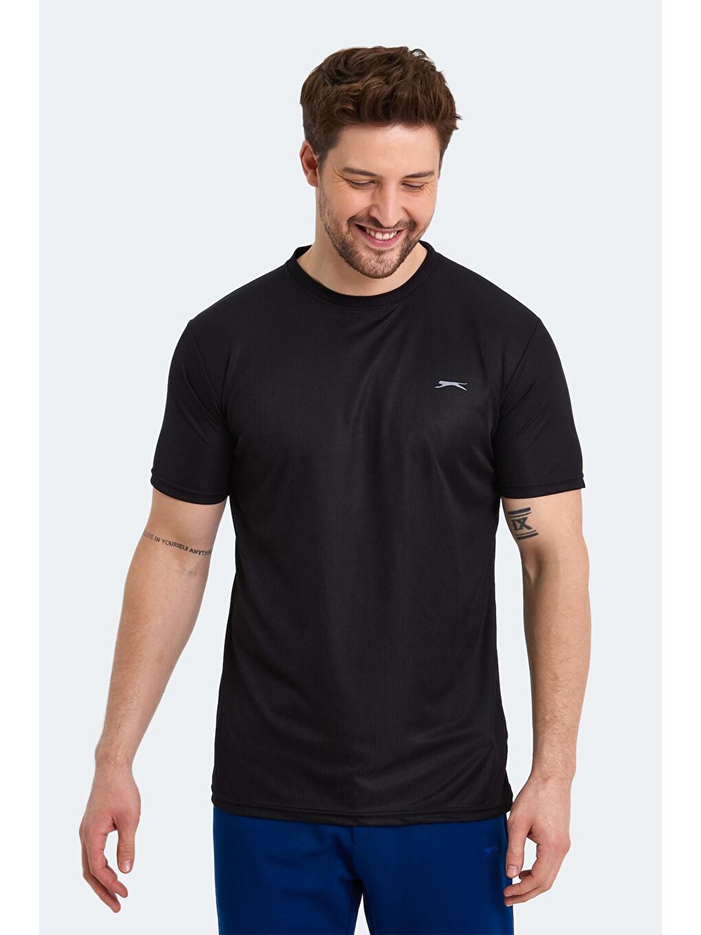 SLAZENGER Siyah SENATO I Erkek T-Shirt Siyah - 3