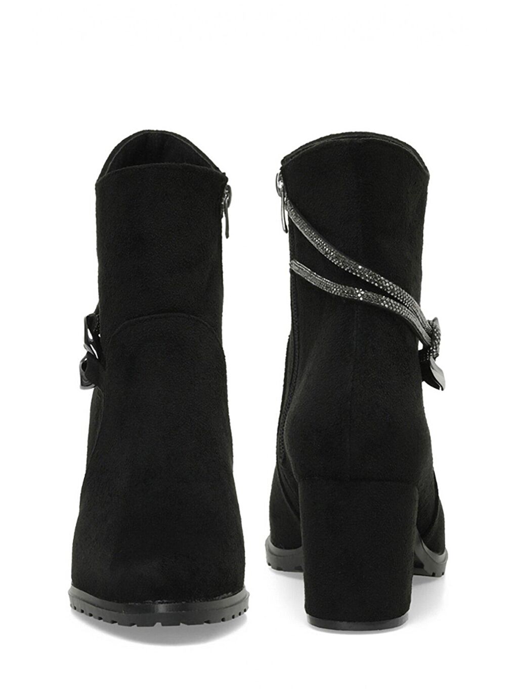 PAMELA 3PR Siyah Kadın Topuklu Bot-4