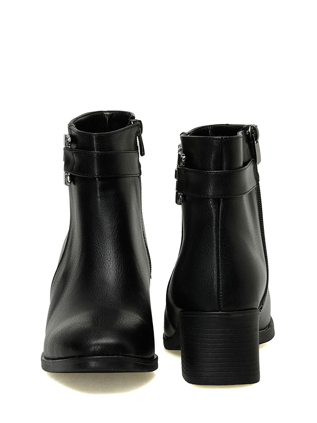 FELIX 3PR Siyah Kadın Topuklu Bot-4
