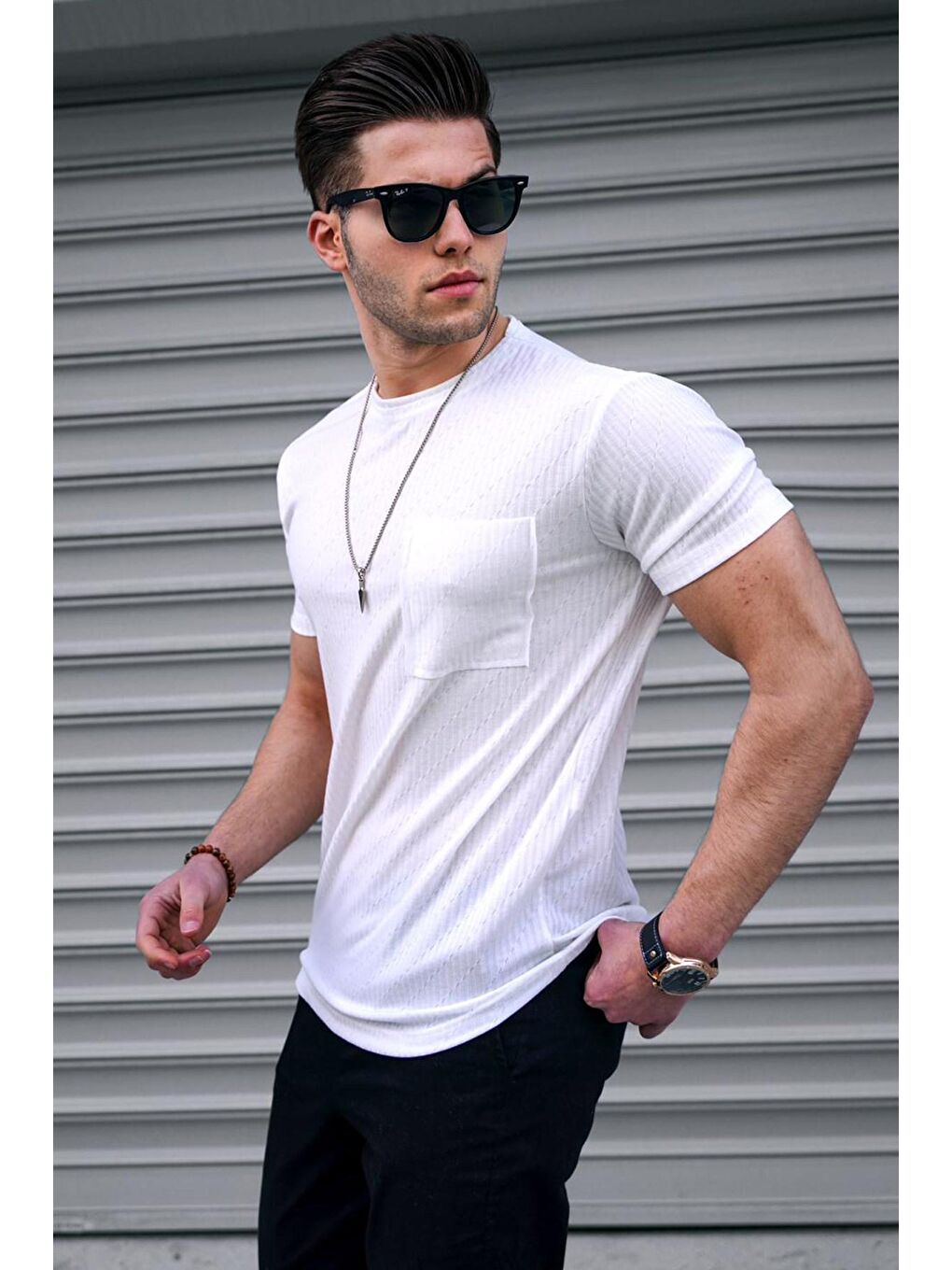 Beyaz Basic Triko Tişört
