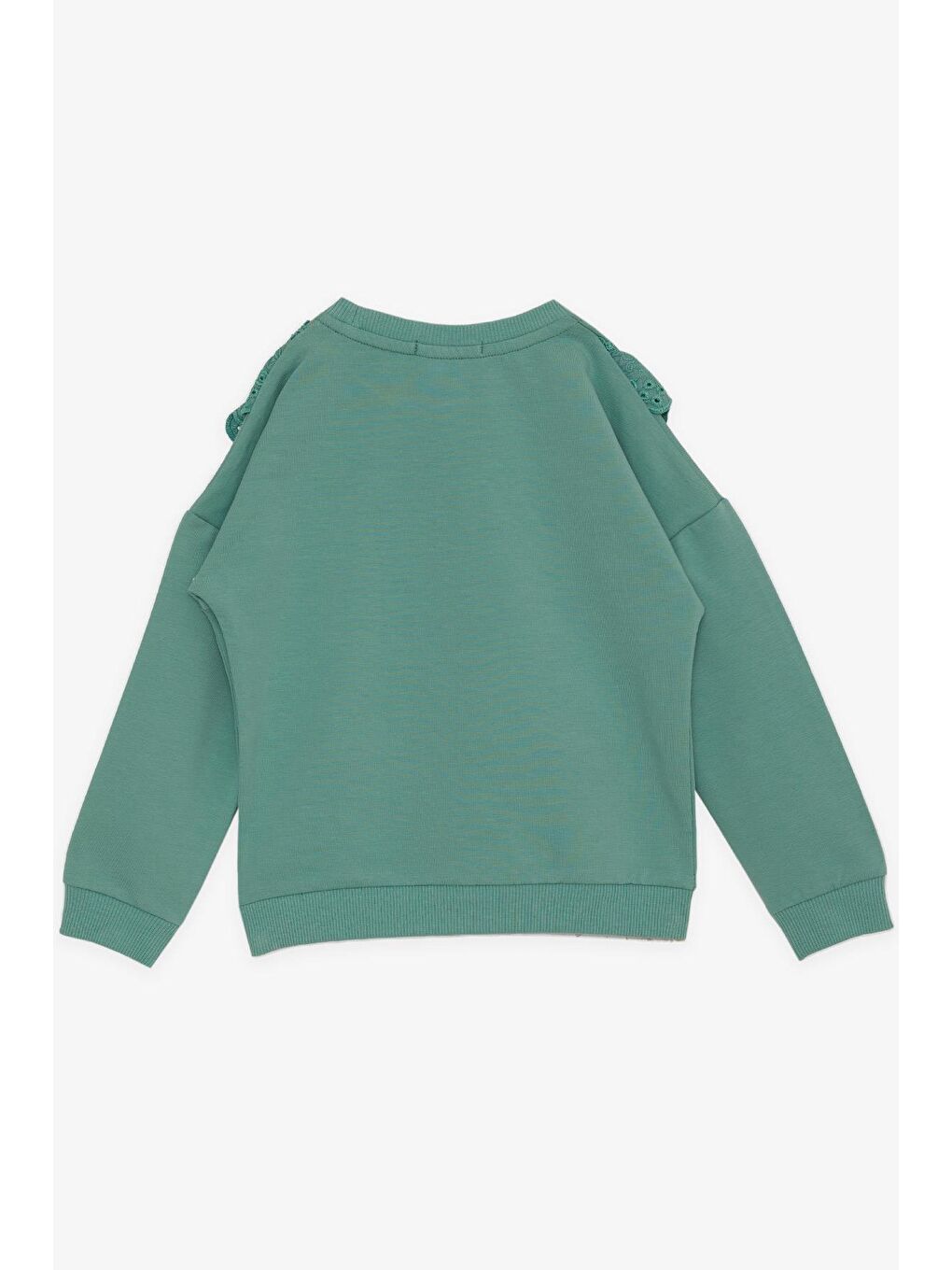 Breeze Yeşil Kız Bebek Sweatshirt Güpürlü Yeşil (1.5-2 Yaş) - 1