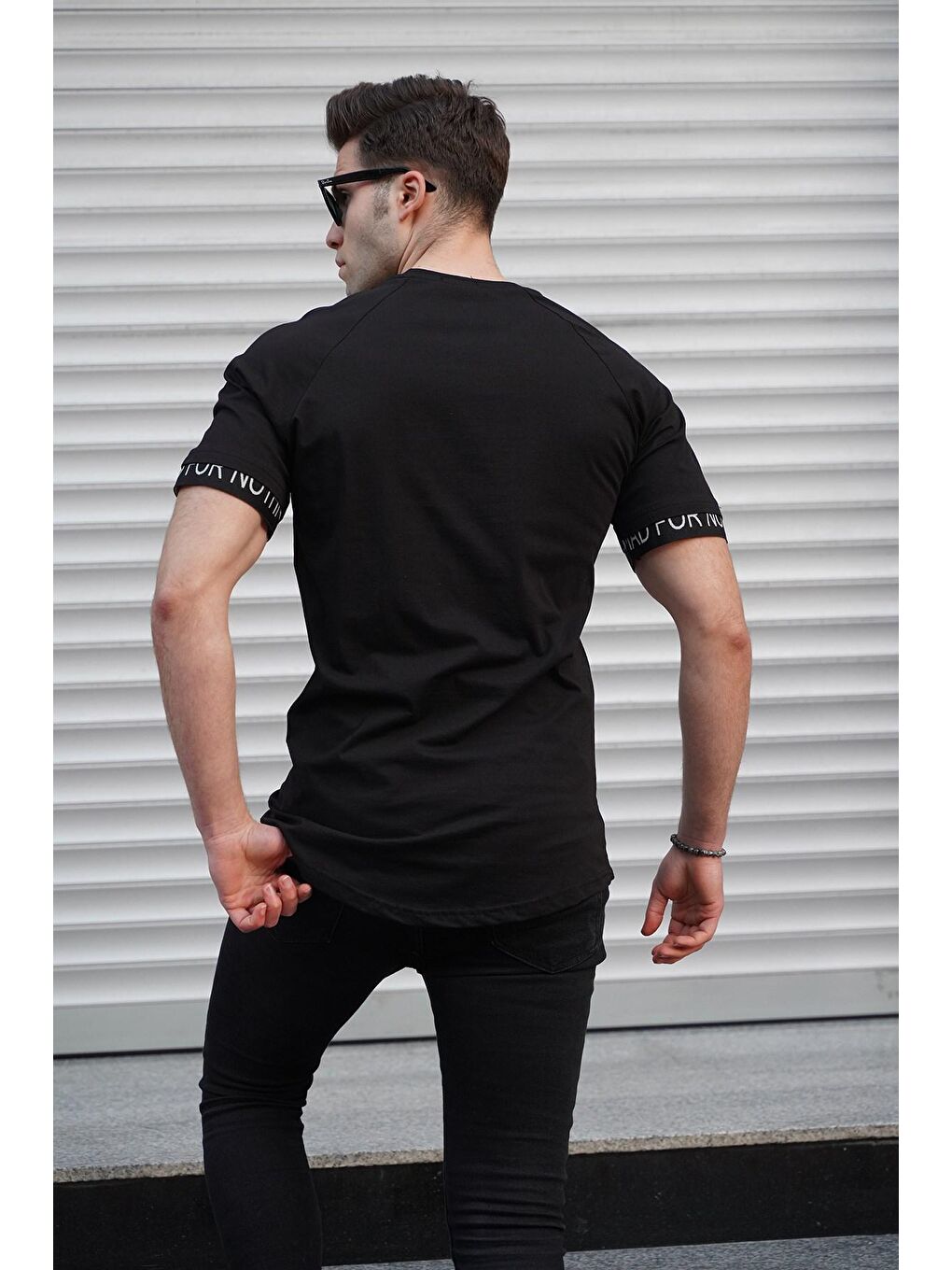 Siyah Basic Erkek Tişört-2