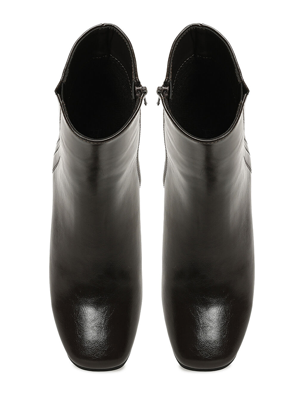 25K-7032 5PR Kahverengi Kadın Topuklu Bot-3