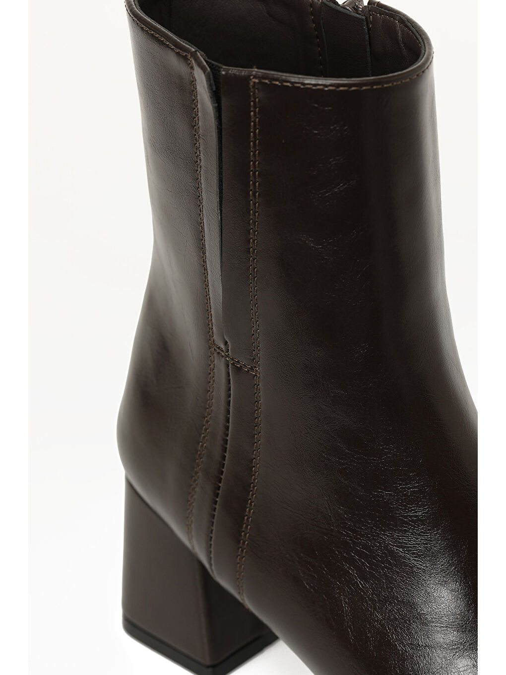 25K-7032 5PR Kahverengi Kadın Topuklu Bot-6