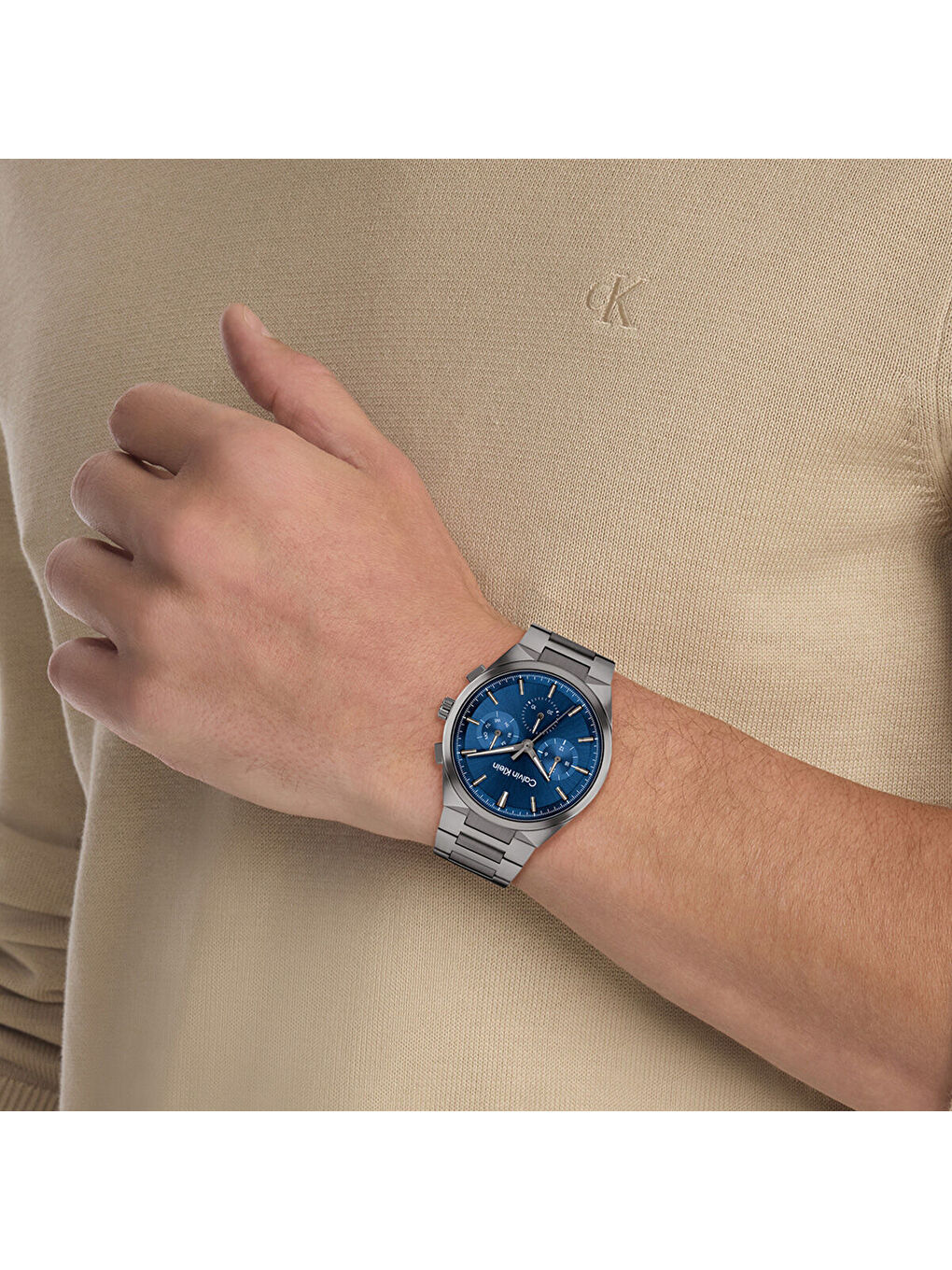 Gri CK25200443 Erkek Kol Saati-3