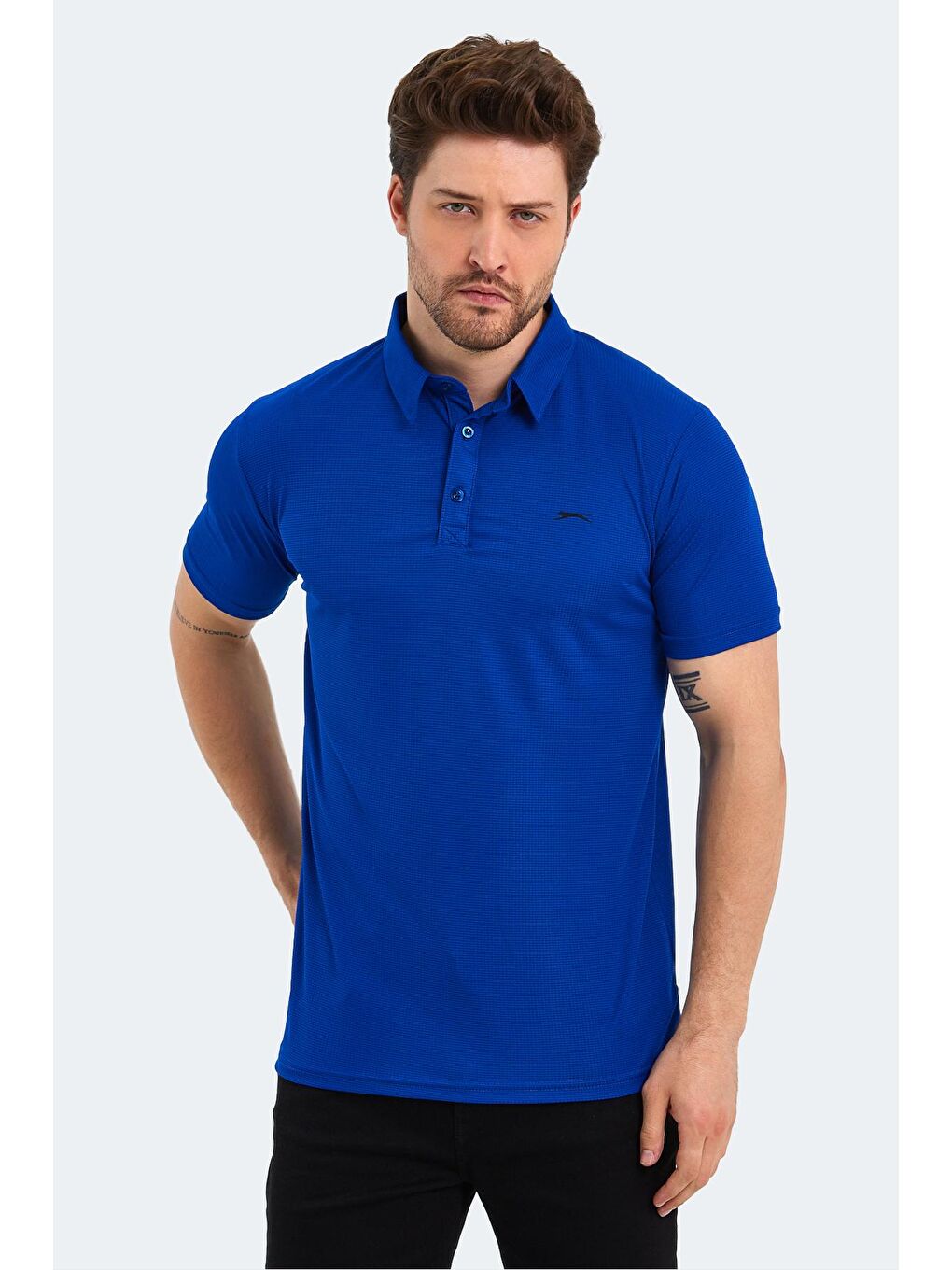 SLAZENGER Saks SLOAN Erkek T-Shirt Saks Mavi