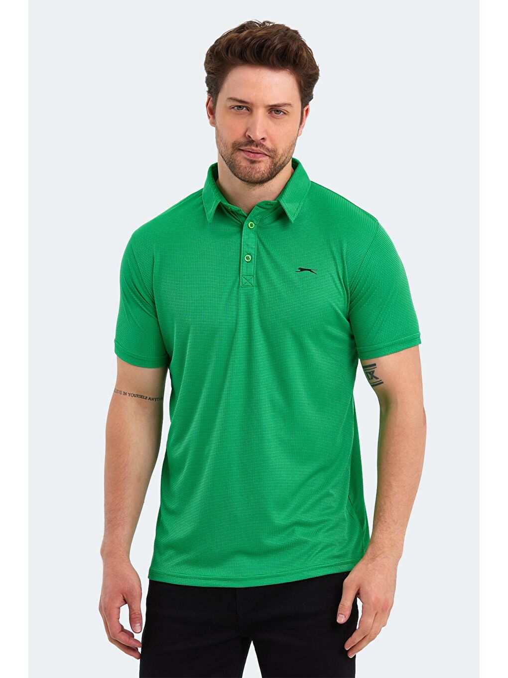 SLAZENGER Yeşil SLOAN Erkek T-Shirt Yeşil