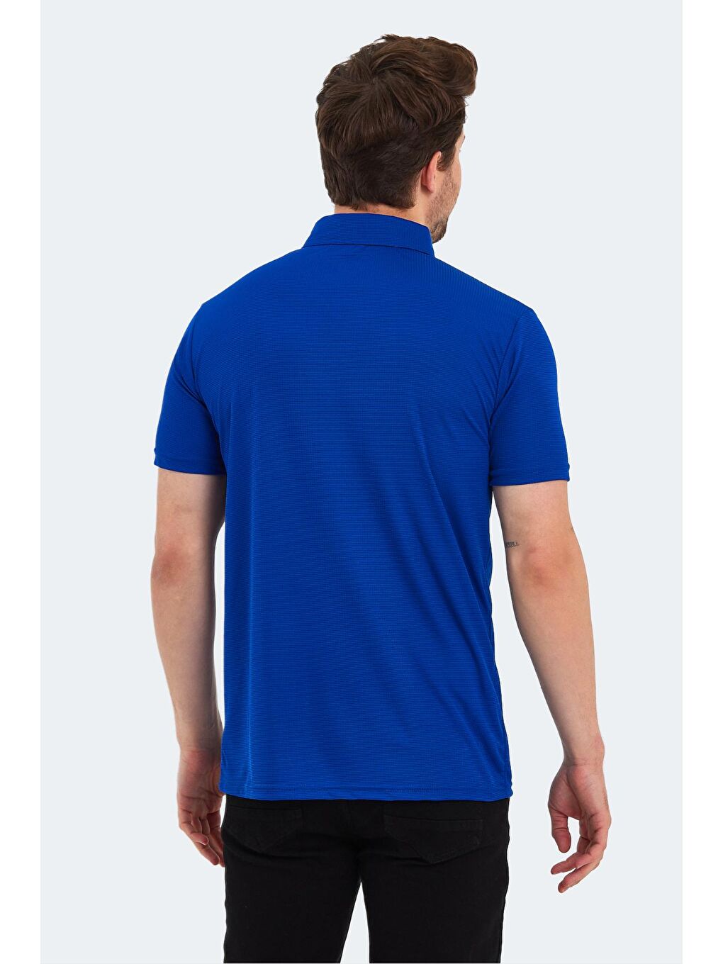 SLAZENGER Saks SLOAN Erkek T-Shirt Saks Mavi - 1