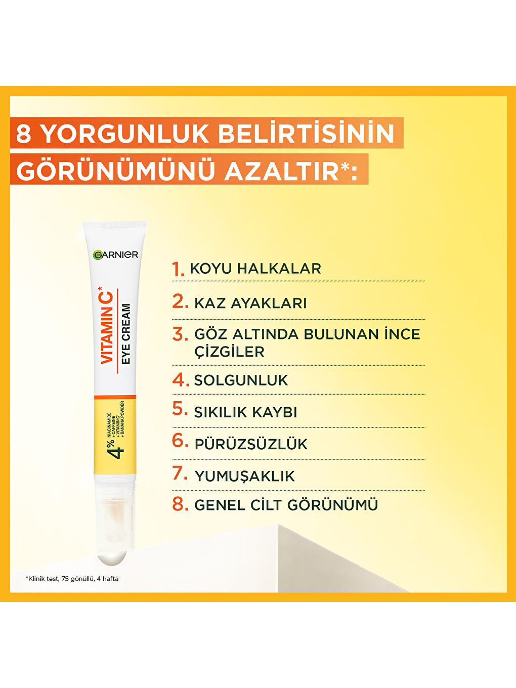 C Vitamini Parlak Aydınlatıcı Göz Kremi 15ml-5