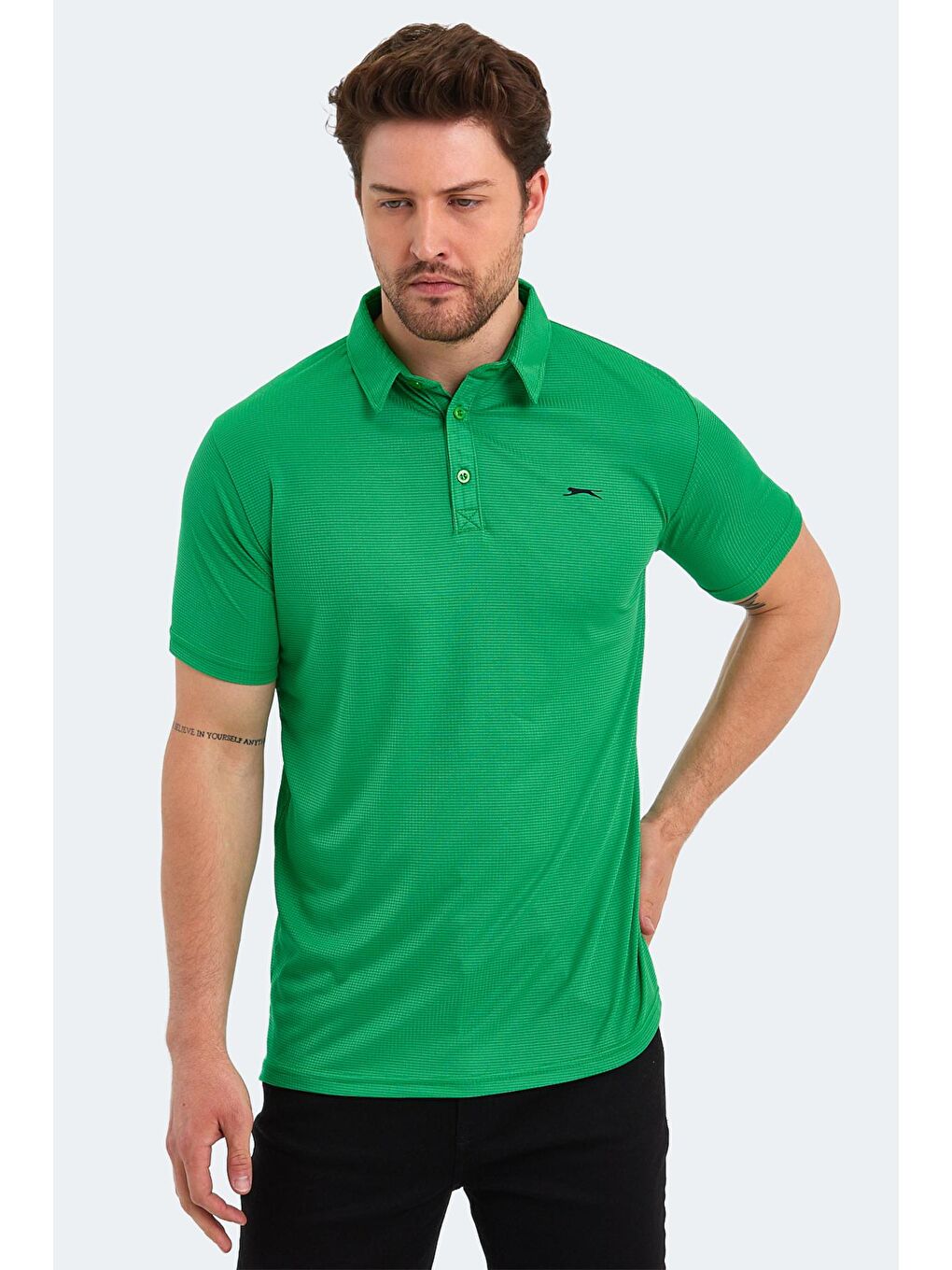 SLAZENGER Yeşil SLOAN Erkek T-Shirt Yeşil - 2