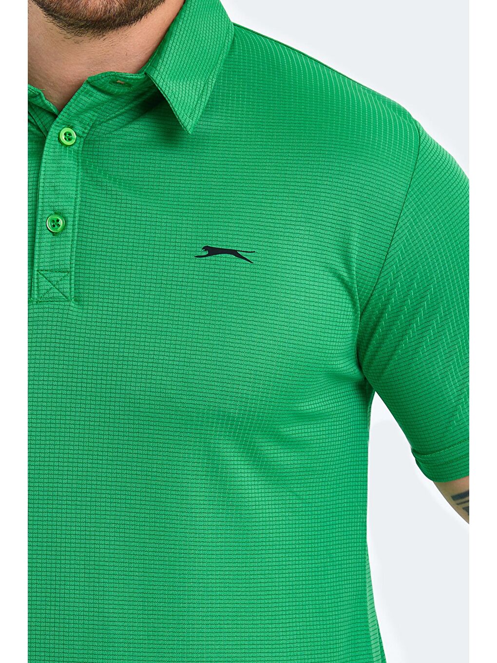 SLAZENGER Yeşil SLOAN Erkek T-Shirt Yeşil - 3