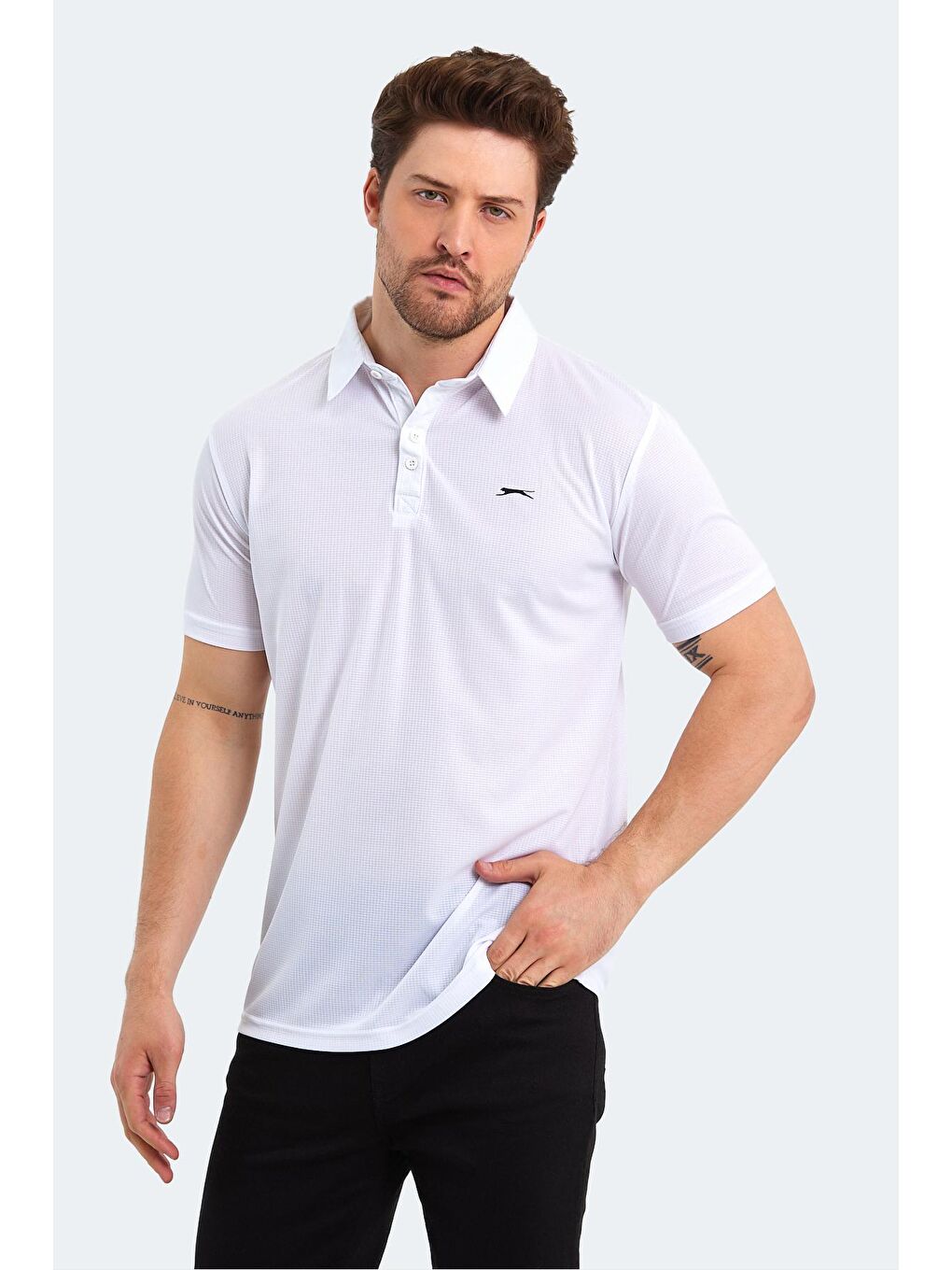 SLAZENGER Beyaz SLOAN Erkek T-Shirt Beyaz - 2