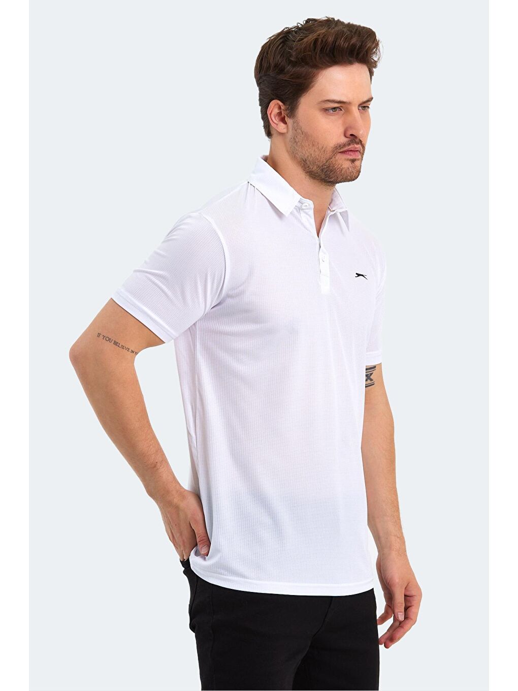 SLAZENGER Beyaz SLOAN Erkek T-Shirt Beyaz - 4