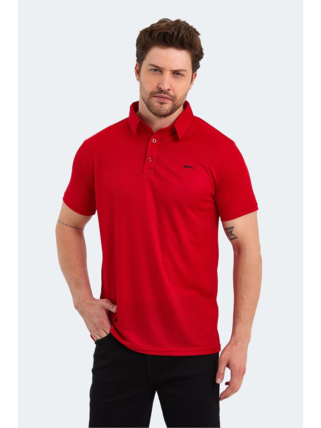 SLAZENGER Kırmızı SLOAN Erkek T-Shirt Kırmızı