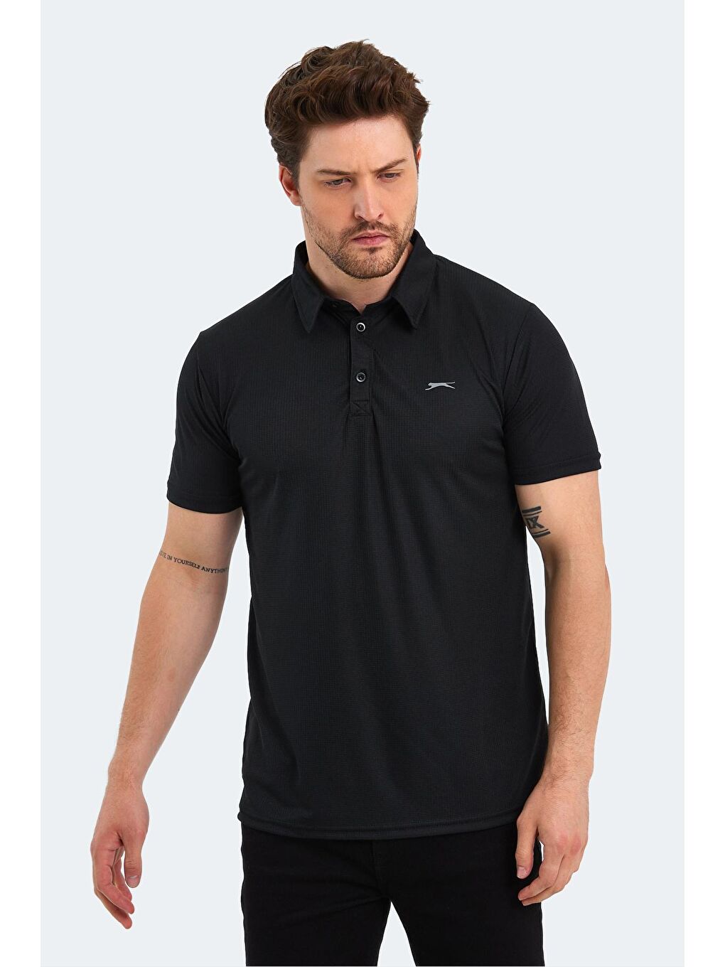 SLAZENGER Siyah SLOAN Erkek T-Shirt Siyah - 2