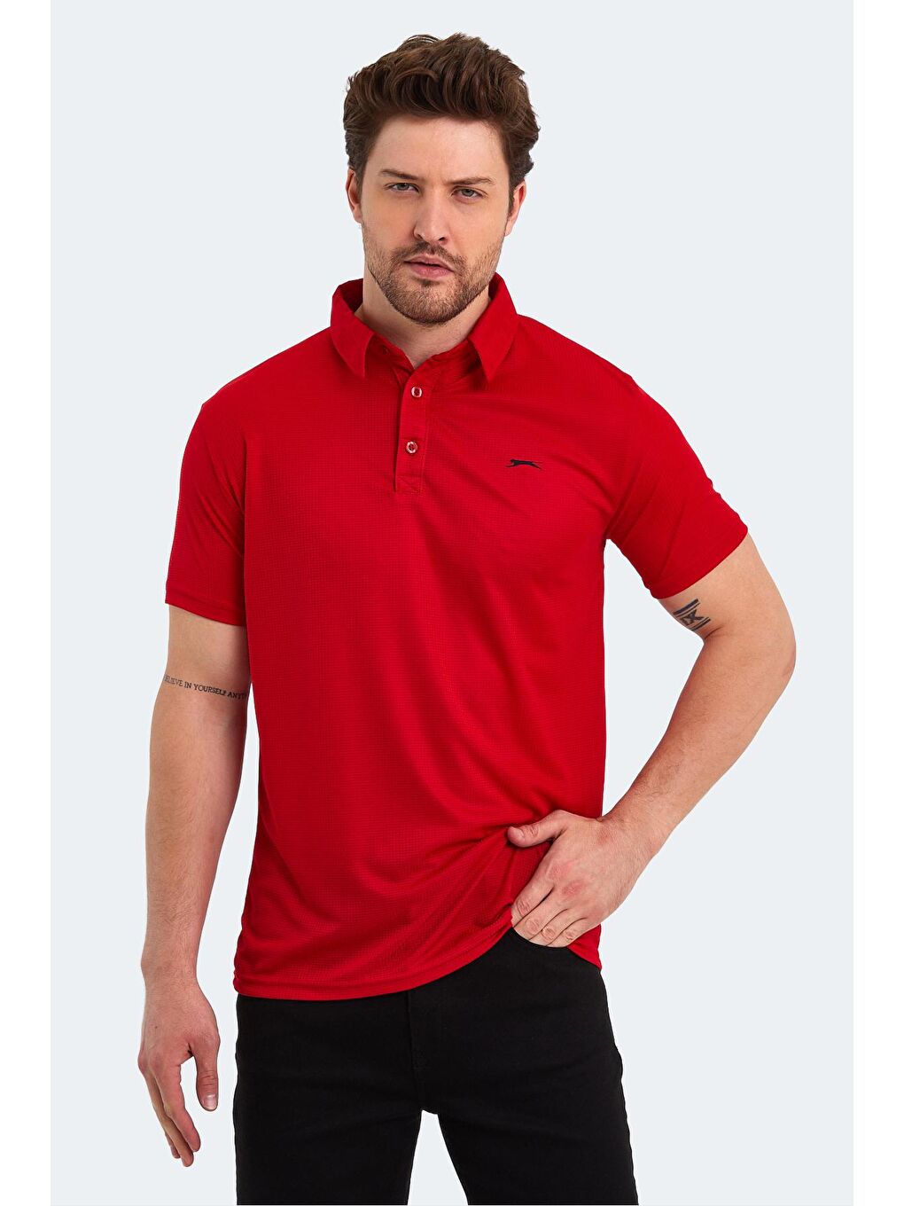 SLAZENGER Kırmızı SLOAN Erkek T-Shirt Kırmızı - 2