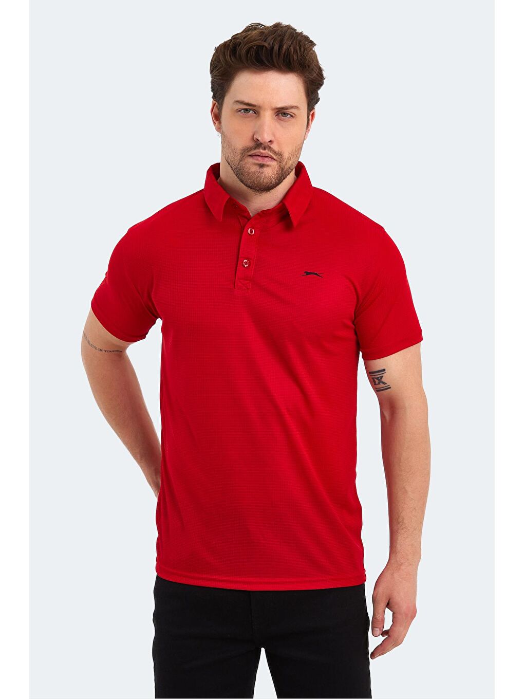 SLAZENGER Kırmızı SLOAN Erkek T-Shirt Kırmızı - 4