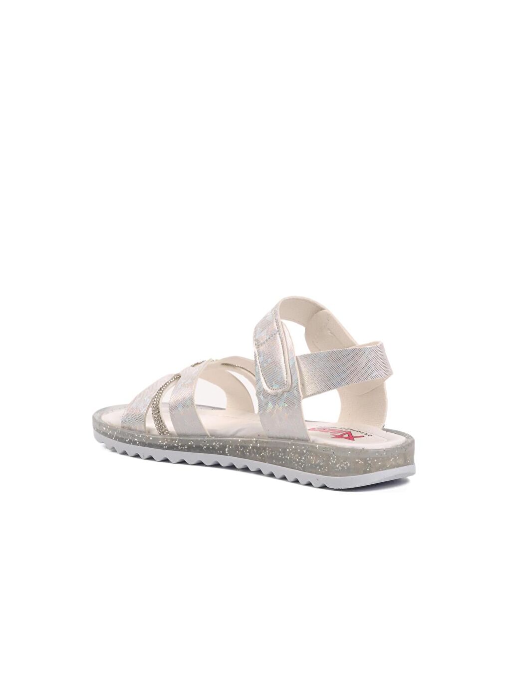 Arz 1000-F Beyaz Simli Kız Çocuk Sandalet-2