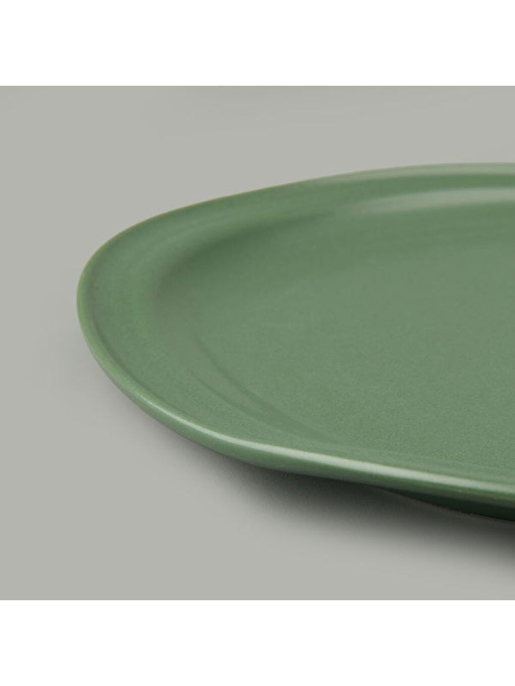 Kitchen Bloom Servis Tabağı - Yeşil - 29 cm-1