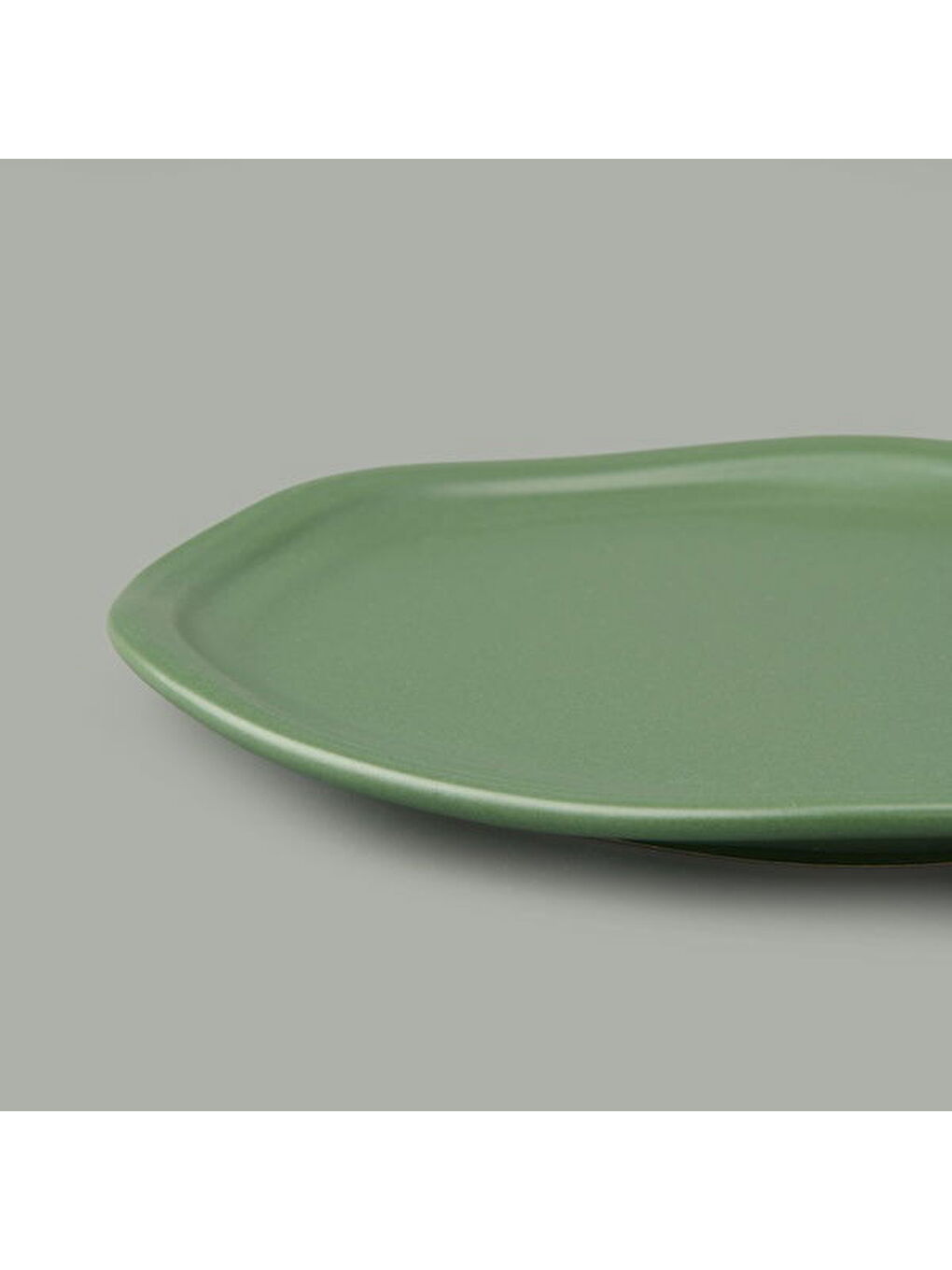 Kitchen Bloom Pasta Tabağı - Yeşil - 24 cm-1