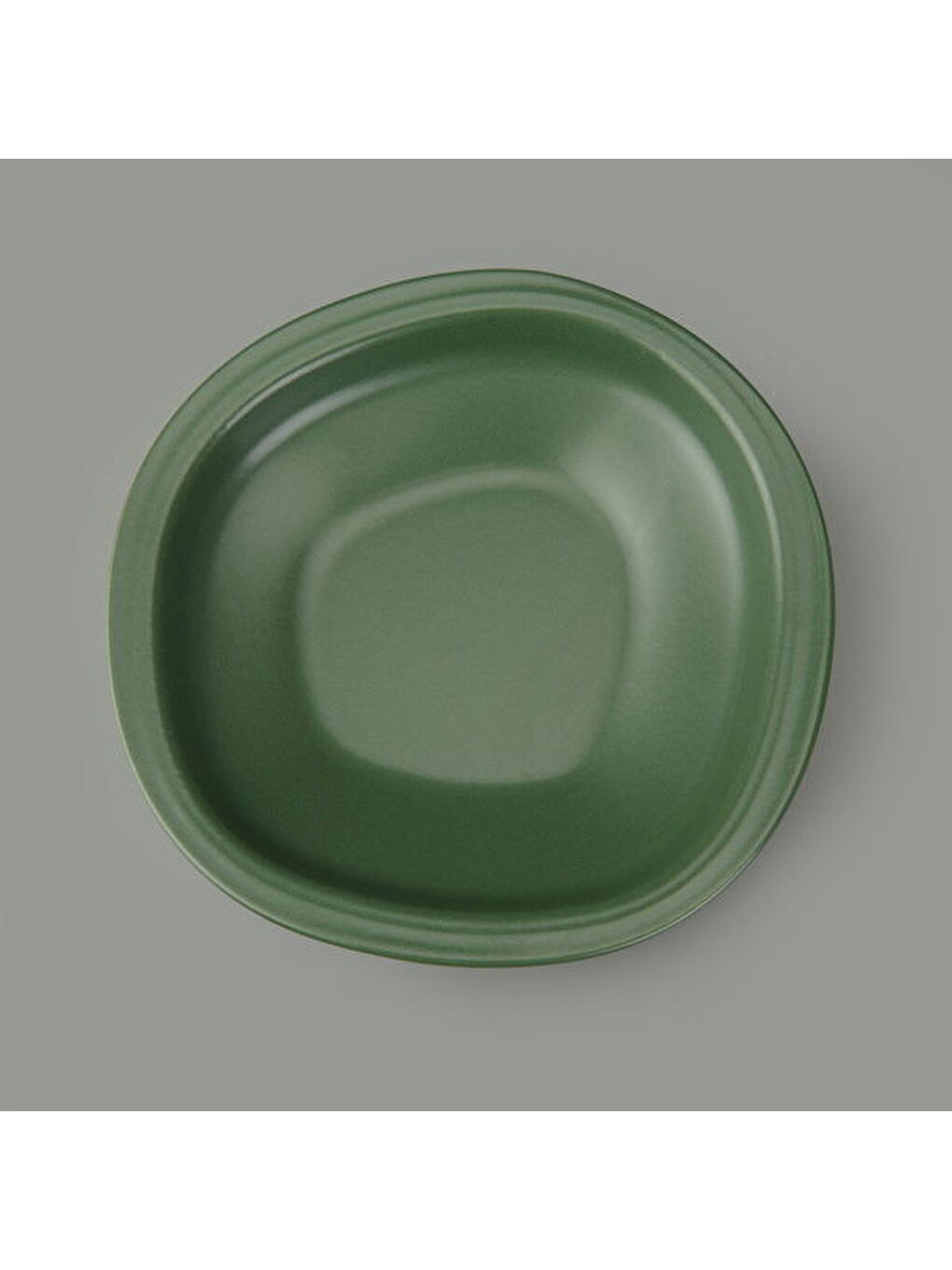 Kitchen Bloom Çukur Yemek Tabağı - Yeşil - 23 cm