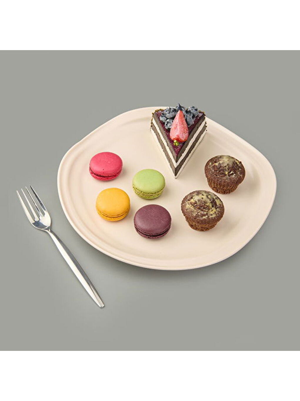 Ekru Kitchen Bloom Servis Tabağı - Krem - 29 cm-2