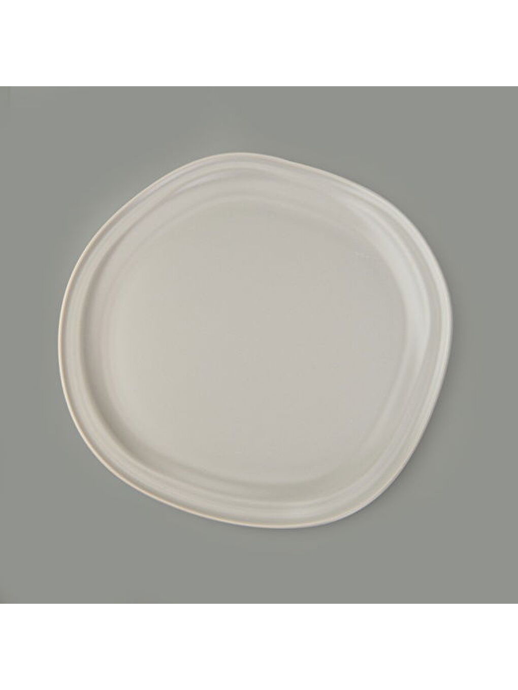 Kitchen Bloom Servis Tabağı - Gri - 29 cm