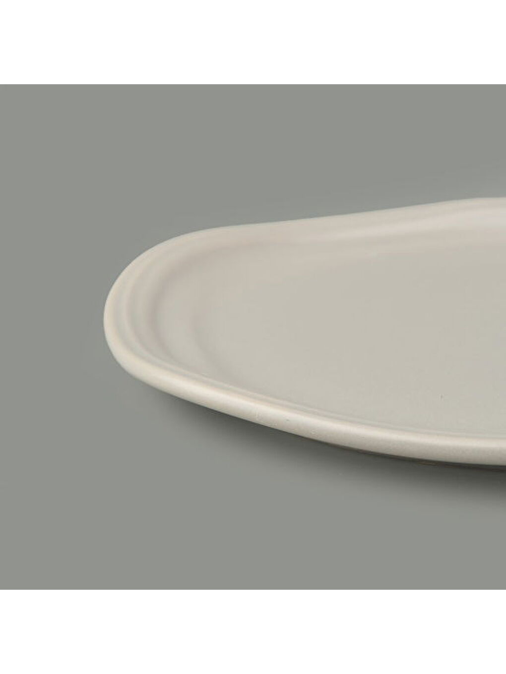 Kitchen Bloom Pasta Tabağı - Gri - 24 cm-1