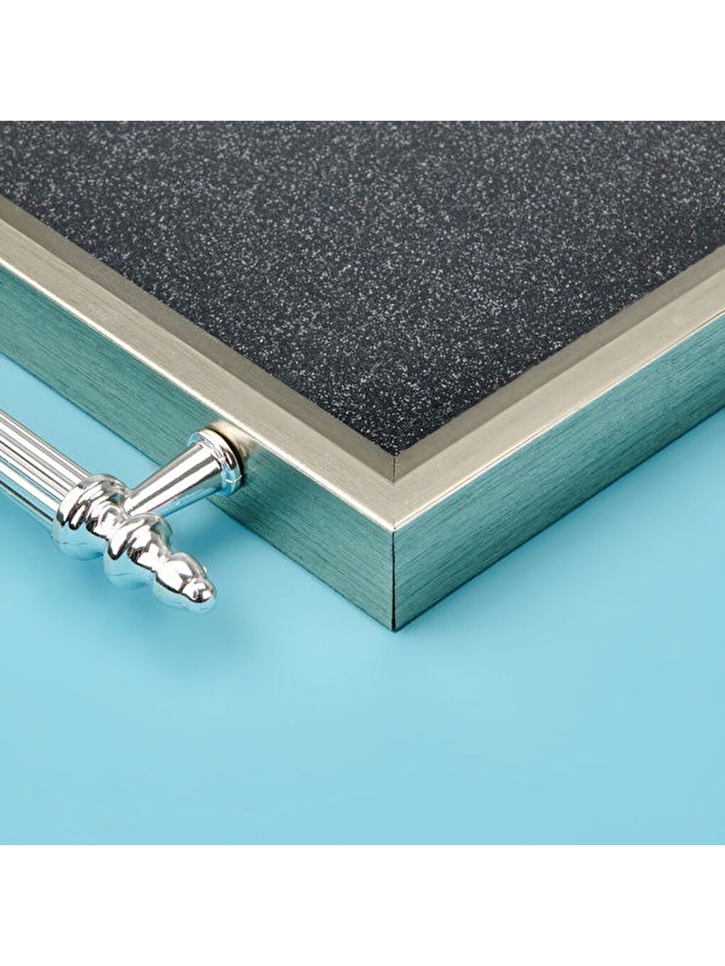 Gri Kitchen Mini Tepsi - Silver - 29x18 cm-2