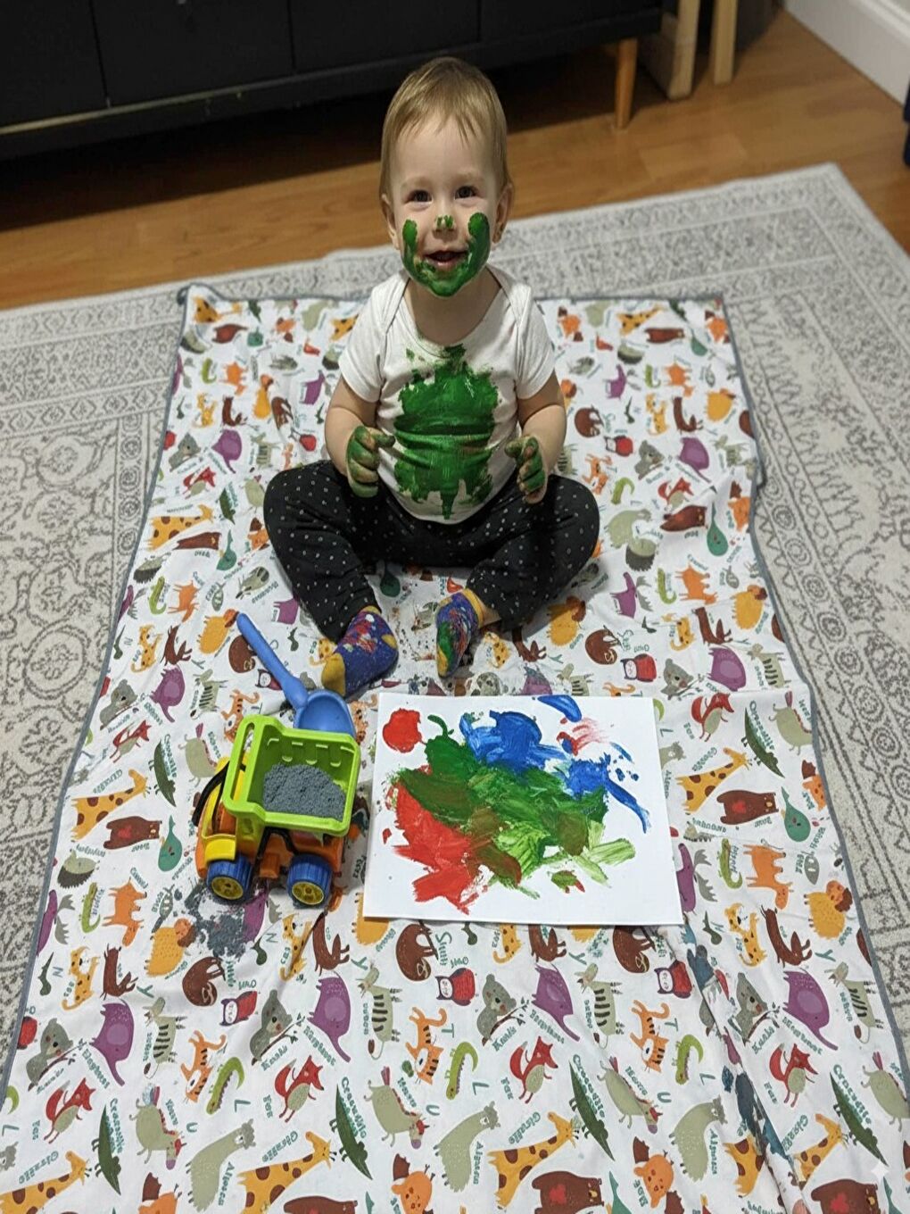 145x300cm, Zoo, Su Geçirmez, Yer/Masa Örtüsü, Aktivite, Yemek ve Oyun için Çok Amaçlı Örtü-8