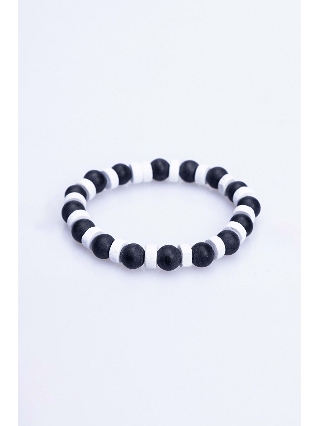 Siyah Doğal Taş Erkek Bileklik