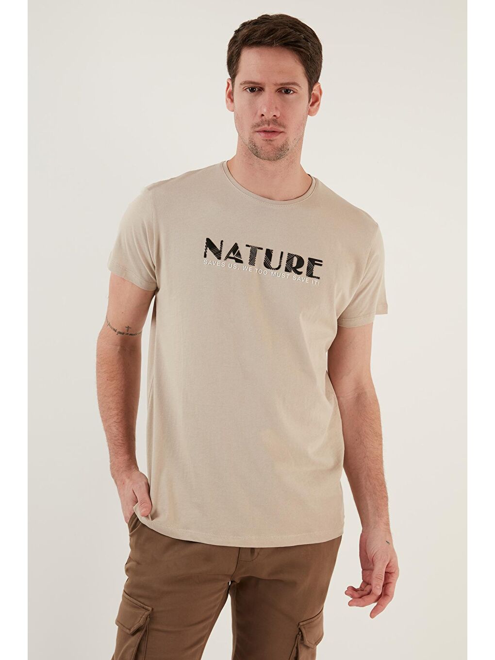 Buratti Bej T Shirt 541NATURE