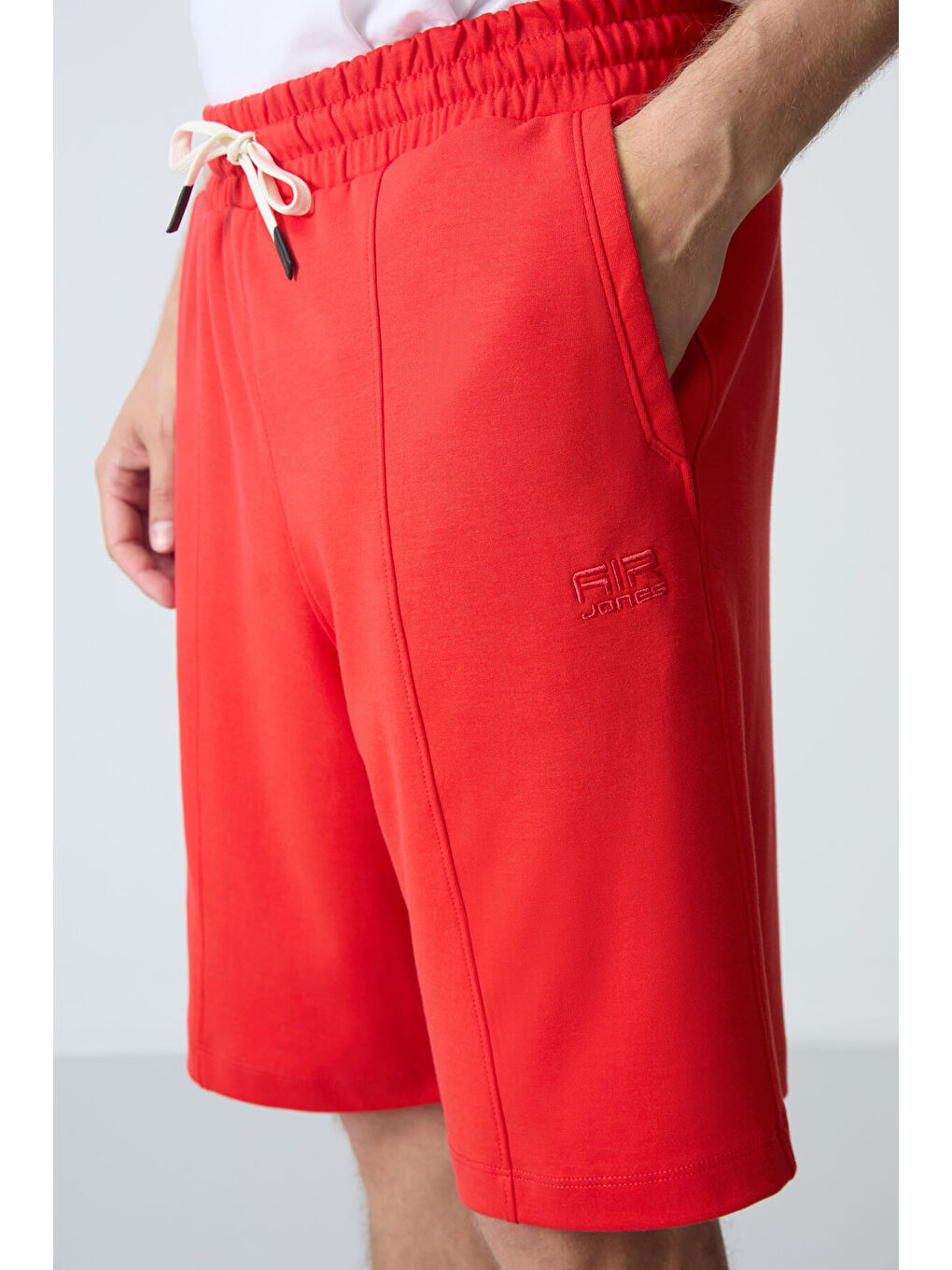 Kırmızı Fiesta Pamuklu Kalın Yumuşak Dokulu Standart  Fit Basic Erkek Şort  - 81277-3
