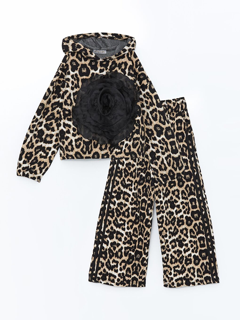 Karışık Kız Çocuk Leopar takım