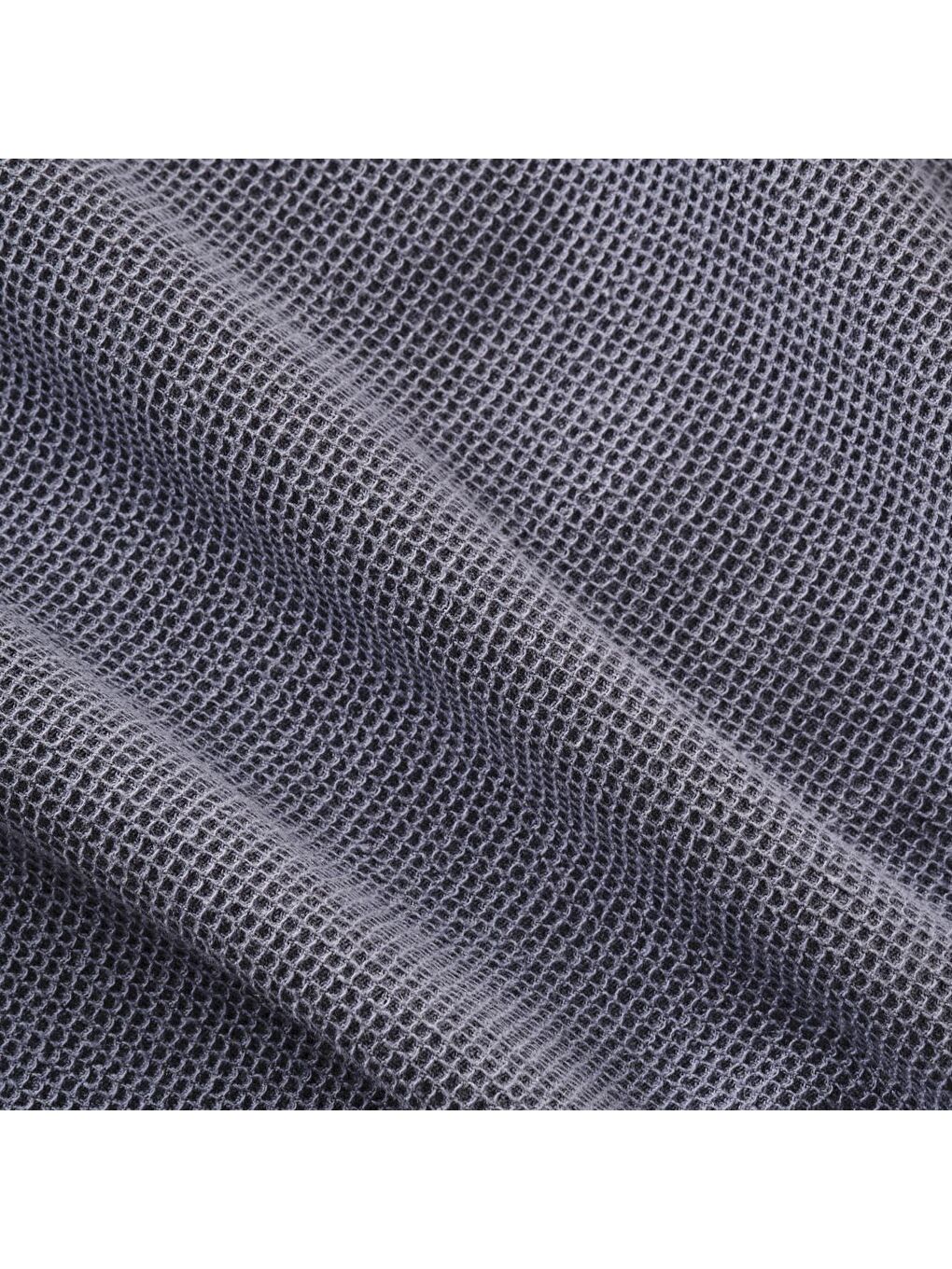 Mini Waffle %100 Pamuk Çift Kişilik Pike Mavi-2