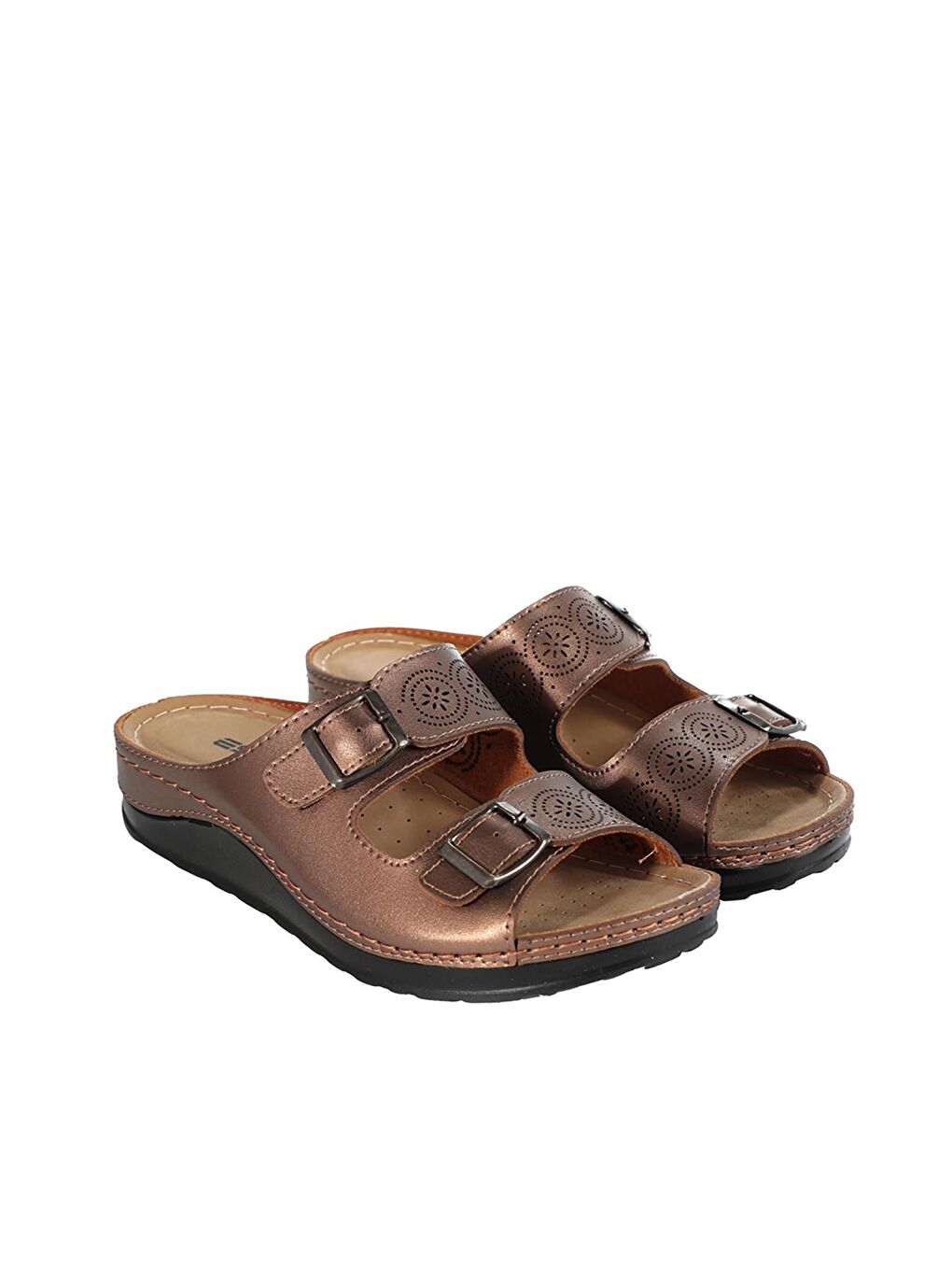 Turuncu EA12SK254 Kadın Terlik Bakır-2