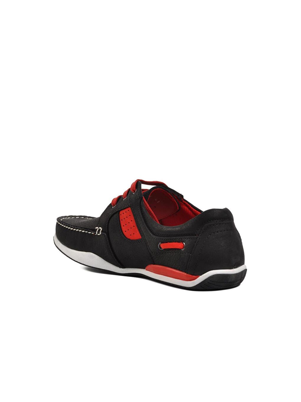 221026 Siyah Hakiki Deri Erkek Loafer Ayakkabı-3