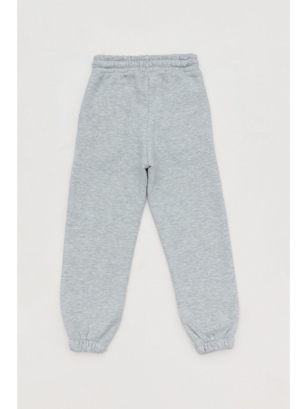 Gri Beli Lastikli Jogger  Erkek Çocuk Eşofman Altı-1